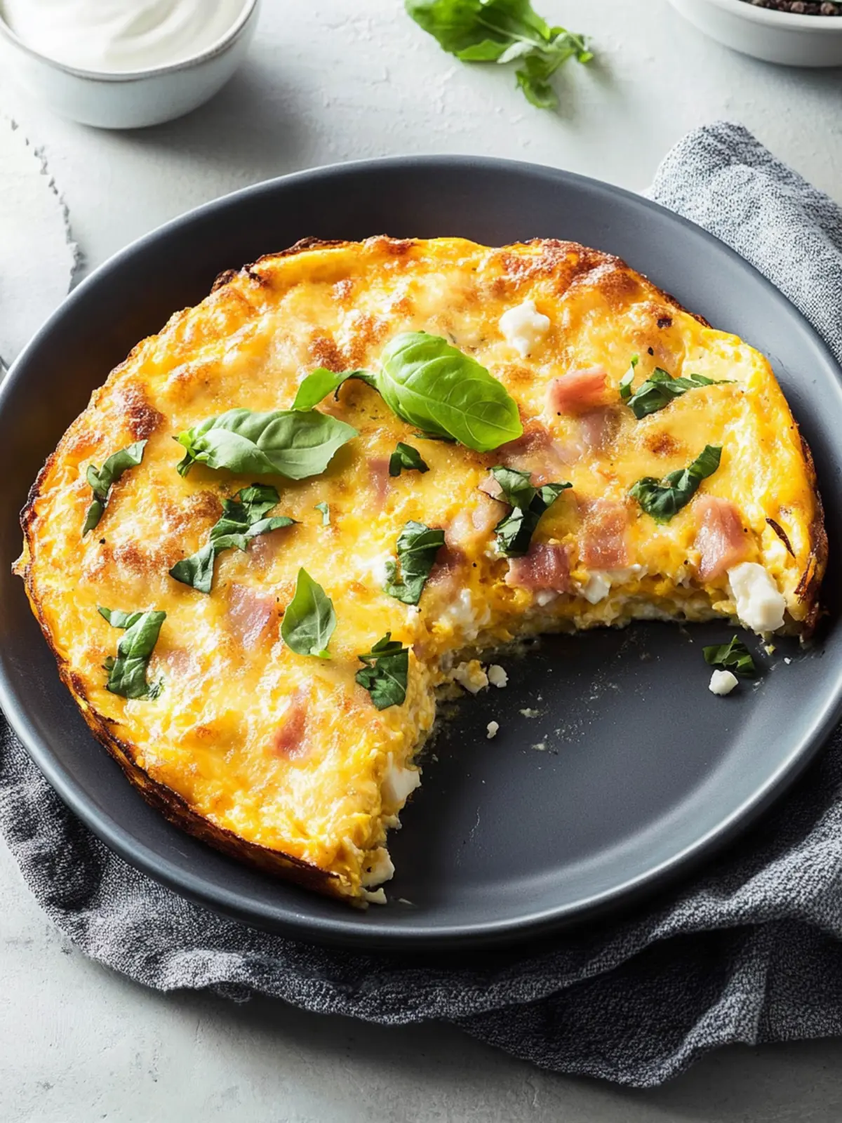 Schinken-und-Käse-Frittata: Schnelles Rezept für jeden Anlass 3 Schinken-und-Käse-Frittata