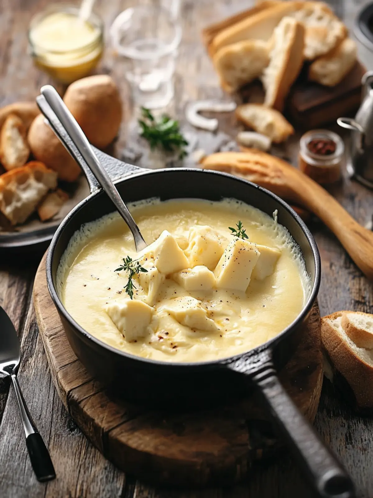 Klassisches Schweizer Käsefondue für Gemütliche Abende 3 Klassisches Schweizer Käsefondue