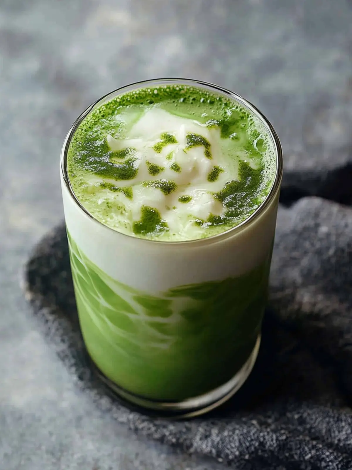 Eisiges Matcha Latte Getränk: Vegan und erfrischend lecker 2 Eisiges Matcha Latte Getränk