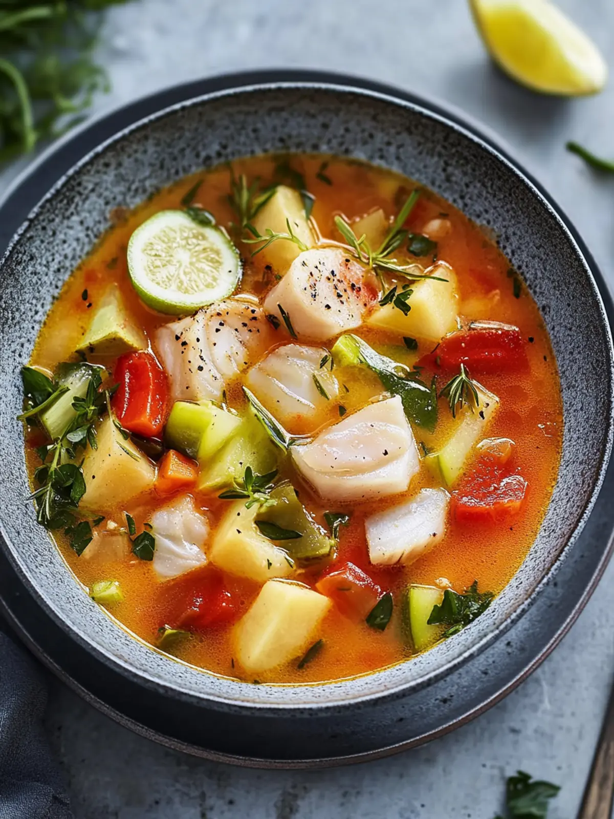 Fischsuppe mit Gemüse: Bunte Aromen für dein Wohlfühlessen 3 Fischsuppe mit Gemüse