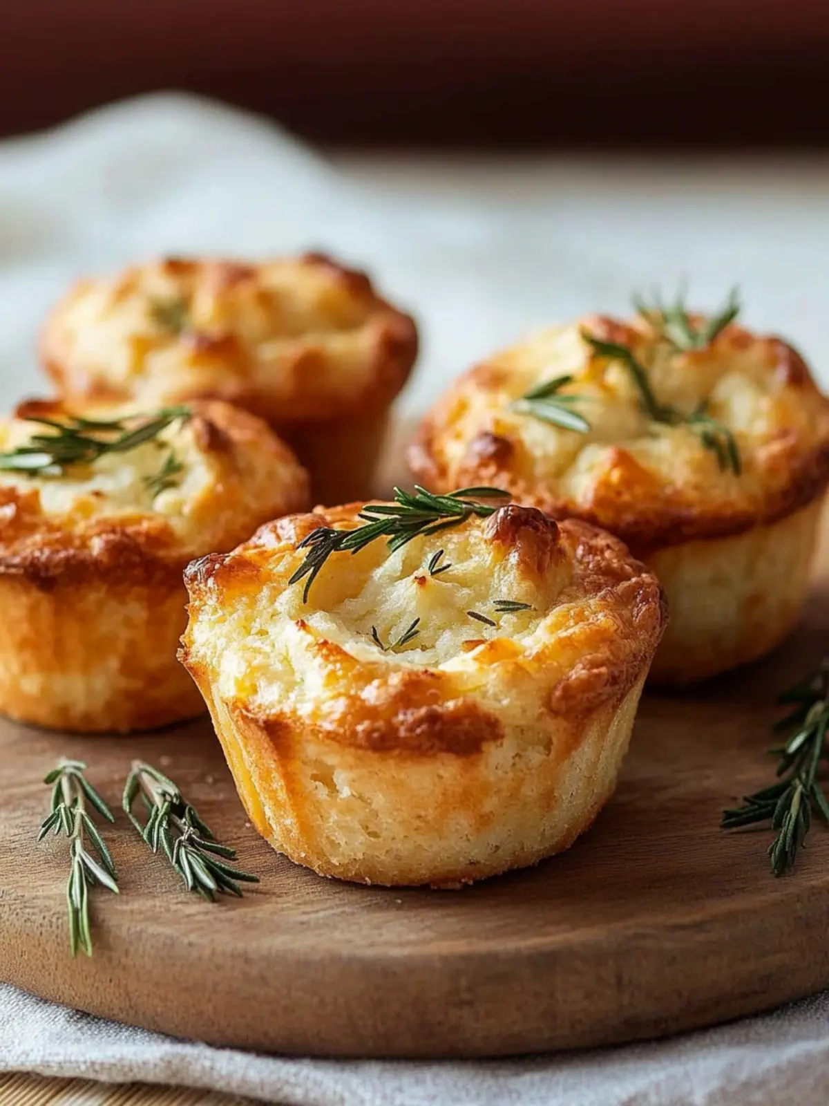 Herzhafte Rosmarin-Käse-Muffins für Perfekte Gaumenfreuden 5 Herzhafte Rosmarin-Käse-Muffins