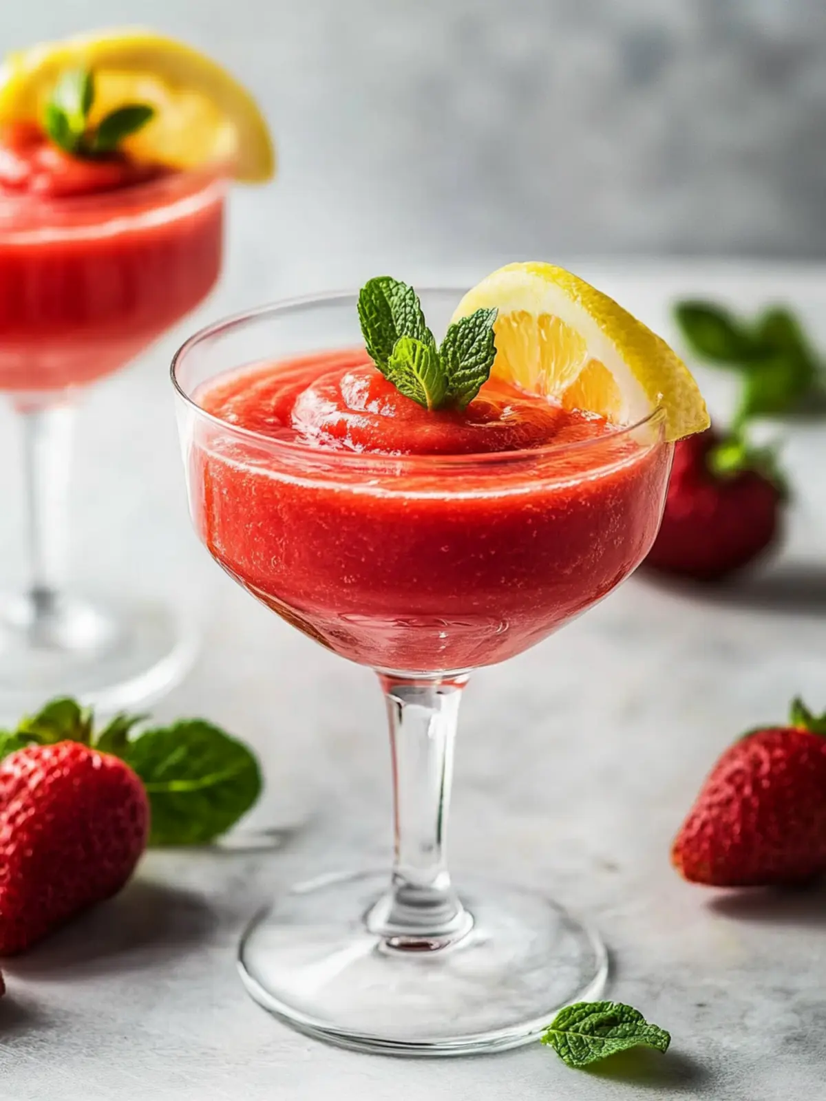 Gefrorener Erdbeer-Daiquiri für heiße Tage 4 Gefrorener Erdbeer-Daiquiri