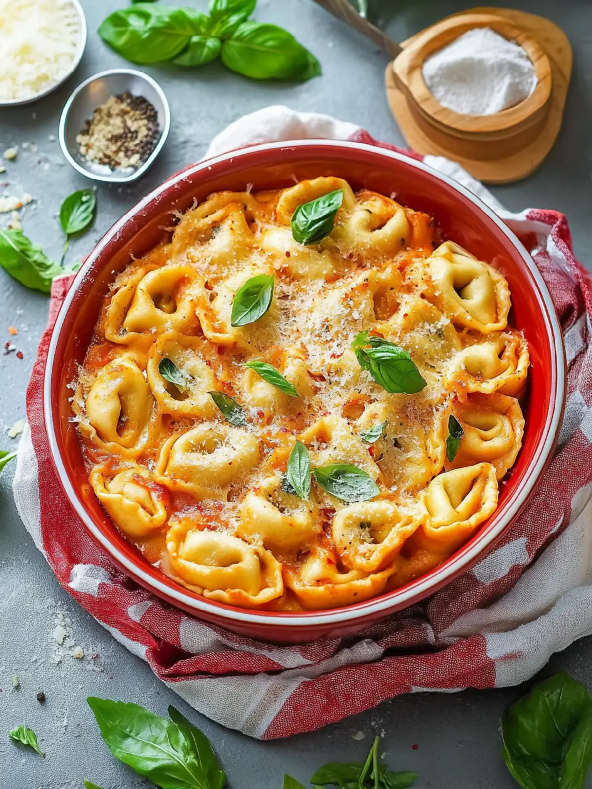 Tortellini al Forno nach italienischem Rezept