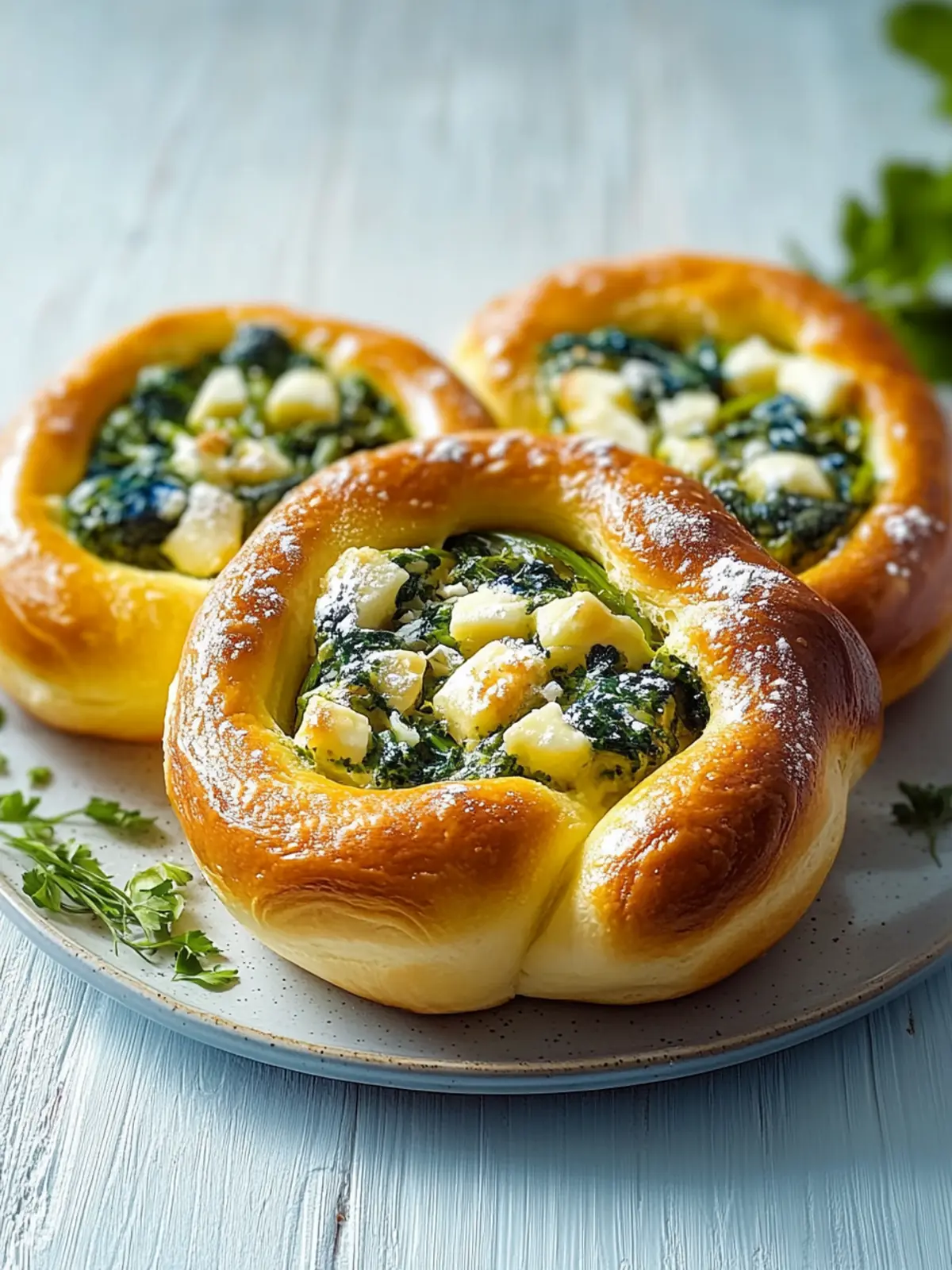 Gefüllte Laugenstangen Spinat Feta Schnell und Einfach 2 Gefüllte Laugenstangen Spinat Feta