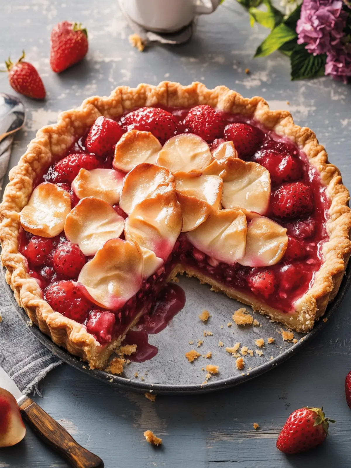 Erdbeer-Rhabarber-Tarte: Himmlischer Genuss für den Sommer 4 Erdbeer-Rhabarber-Tarte