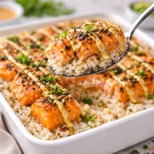 Lachs Sushi Auflauf – Schnelles Abendessen für die ganze Familie 2 Lachs Sushi Auflauf – Schnelles Abendessen für die ganze Familie