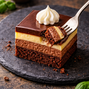 Schoko Pudding Schnitten vom Blech – Einfacher Genuss für Alle 2 Schoko Pudding Schnitten vom Blech – Einfacher Genuss für Alle