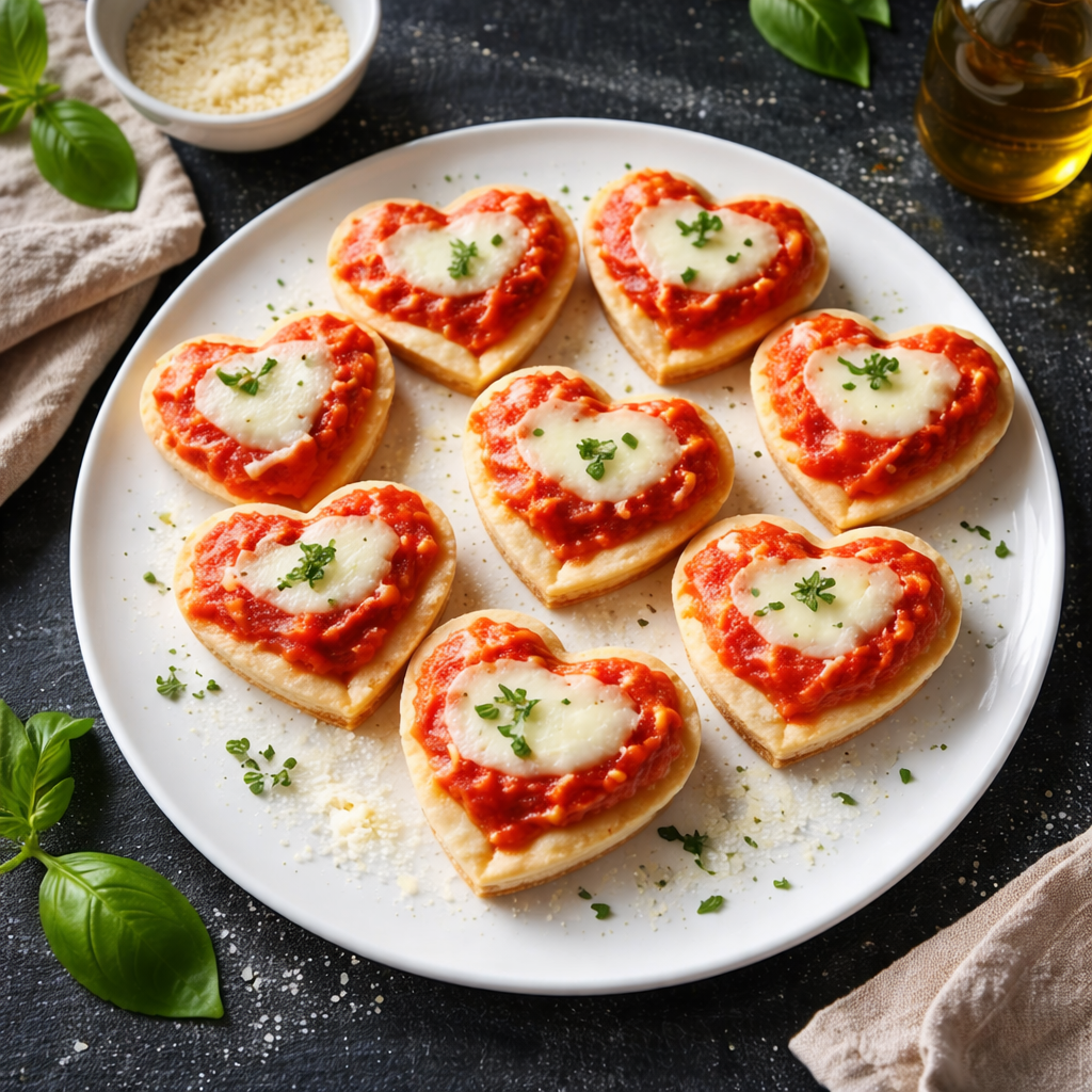 Herzförmige Mini-Pizzen: Perfekte Valentinstags-Snacks für Kids 2 Herzförmige Mini-Pizzen: Perfekte Valentinstags-Snacks für Kids