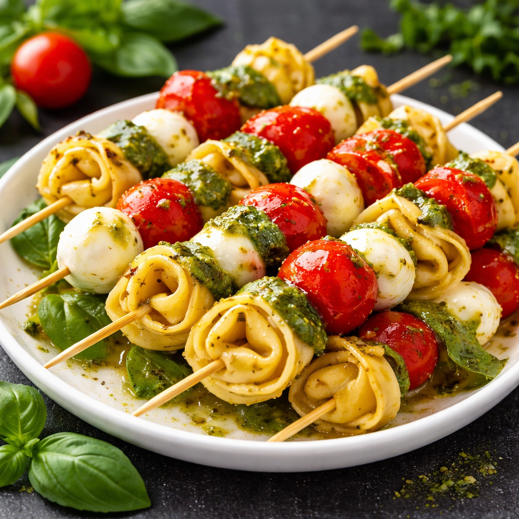 Tortellini Spieße Tomate Mozzarella – Mediterranes Fingerfood für Feste 3 Tortellini Spieße Tomate Mozzarella – Mediterranes Fingerfood für Feste