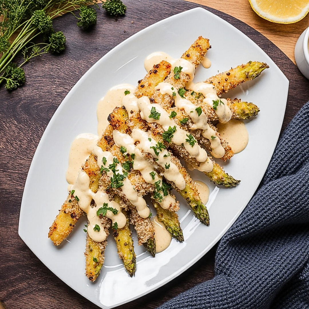 Crispy Spargel mit Parmesan Kruste & Hollandaise Genuss 3 Crispy Spargel mit Parmesan Kruste & Hollandaise Genuss