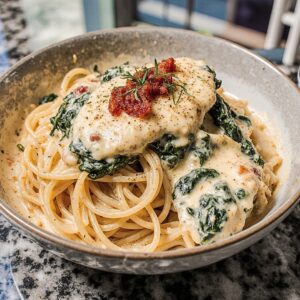 Spaghetti mit Spinat-Frischkäse-Sauce in nur 20 Minuten 2 Spaghetti mit Spinat-Frischkäse-Sauce in nur 20 Minuten