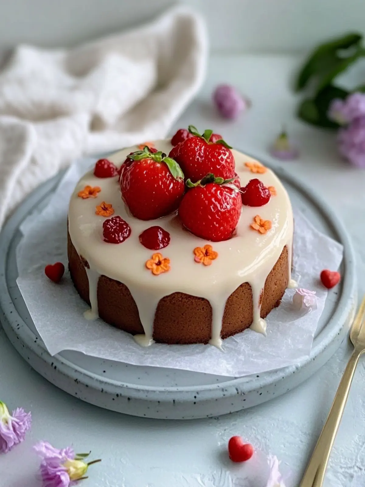 Mini-Herz-Kuchen für Liebevolle Momente und süße Anlässe 4 Mini-Herz-Kuchen