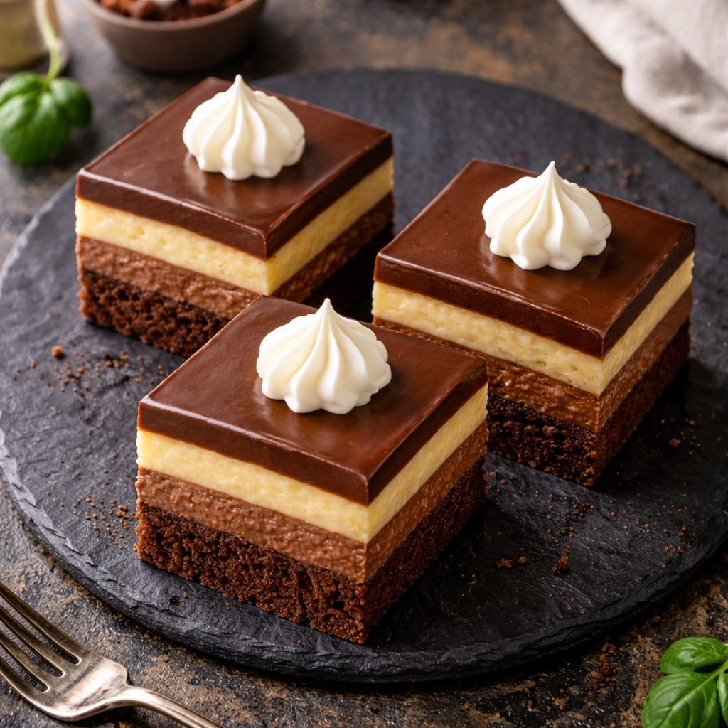 Schoko Pudding Schnitten vom Blech – Einfacher Genuss für Alle 3 Schoko Pudding Schnitten vom Blech – Einfacher Genuss für Alle