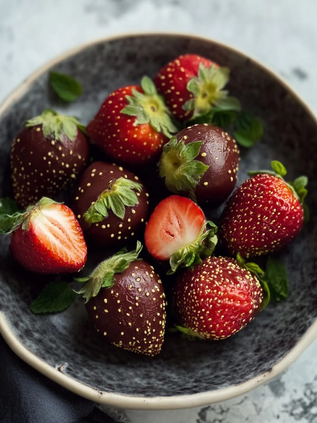 Dubai Schokoladen-Erdbeeren mit cremigem Pistazien-Genuss 3 Dubai Schokoladen-Erdbeeren