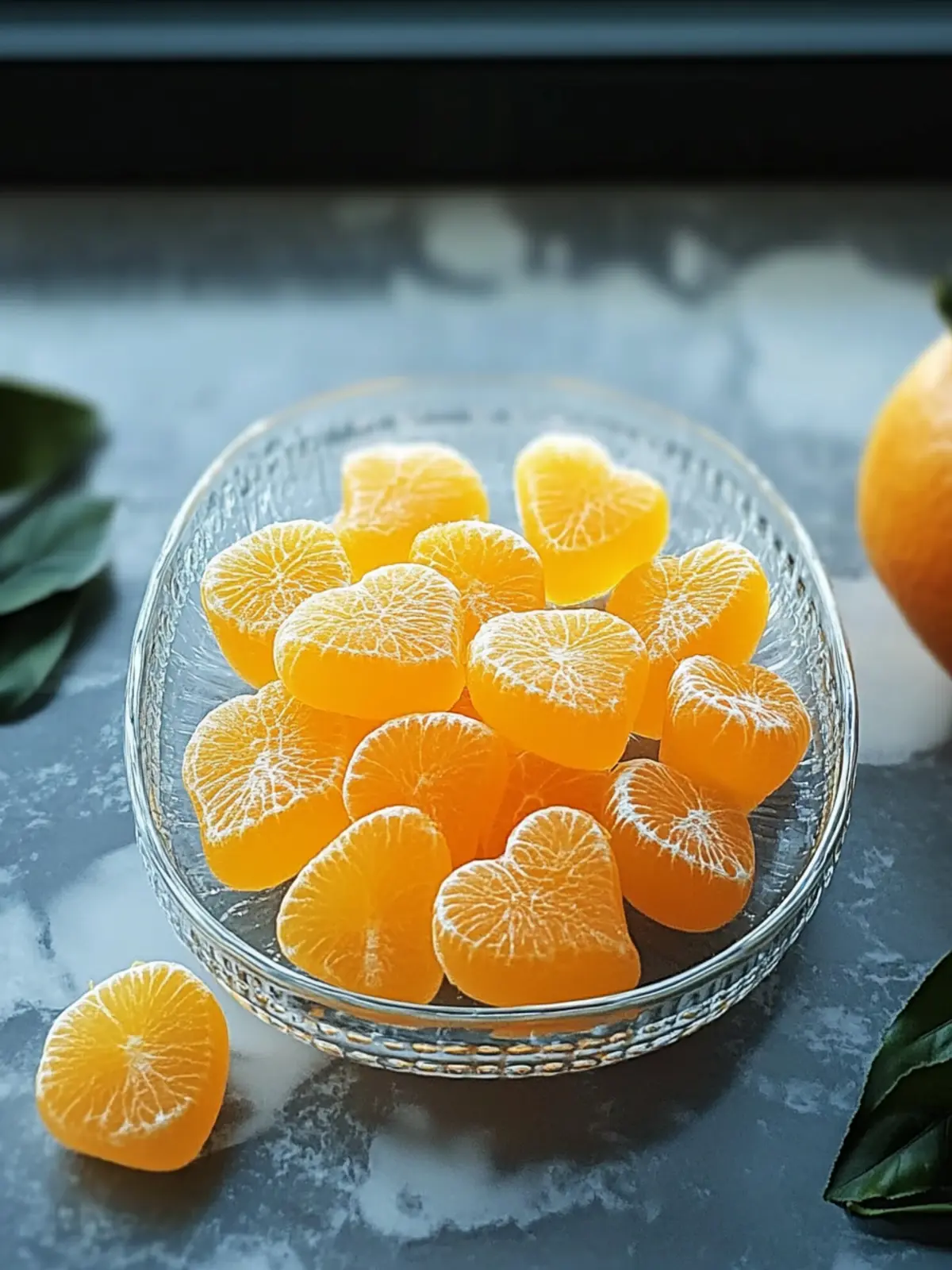 Erfrischende Orangensaft-Gummis: Gesund und einfach selbstgemacht 2 Orangensaft-Gummis