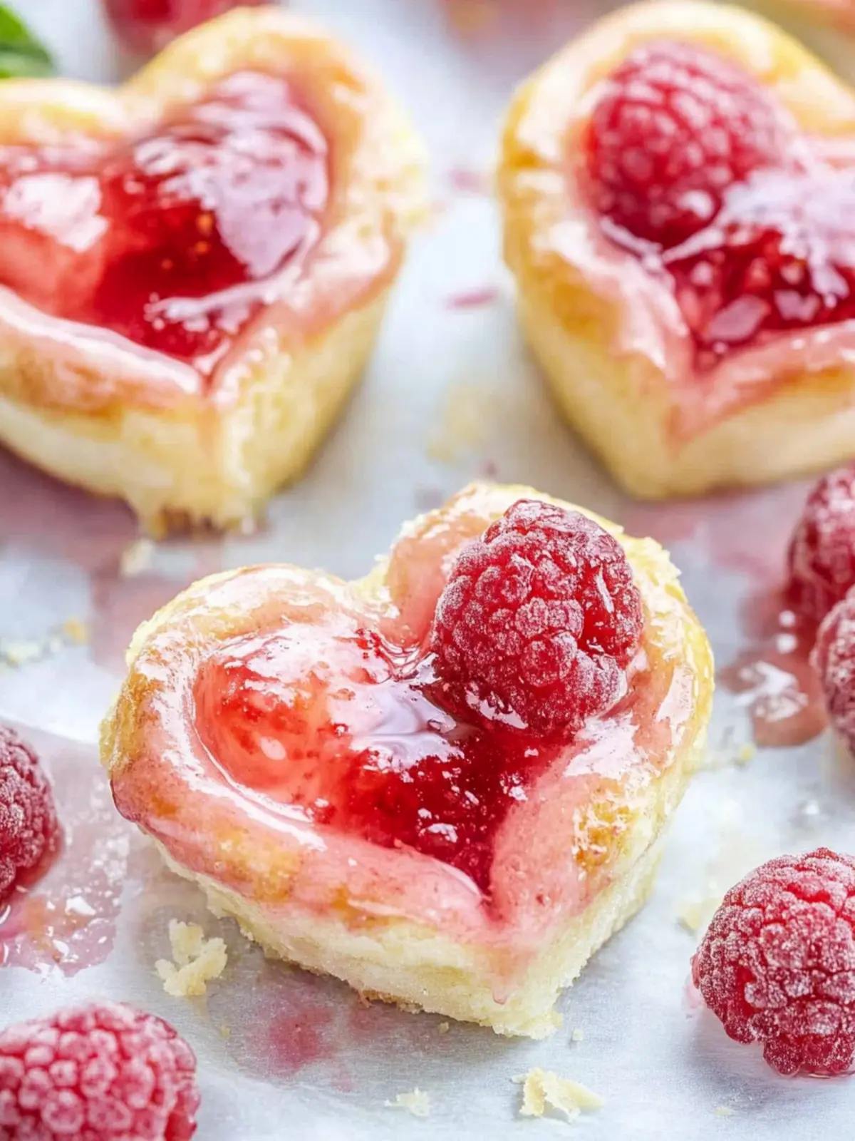 Himbeerherz-Dänischs