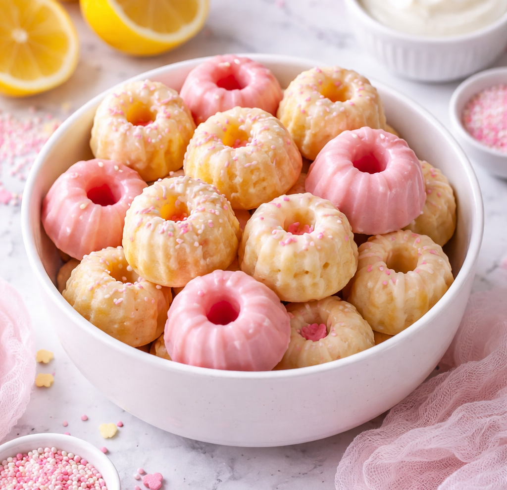 Zitronen-Joghurt-Mini-Gugel für fröhliche Kinderfeste 3 Zitronen-Joghurt-Mini-Gugel für fröhliche Kinderfeste