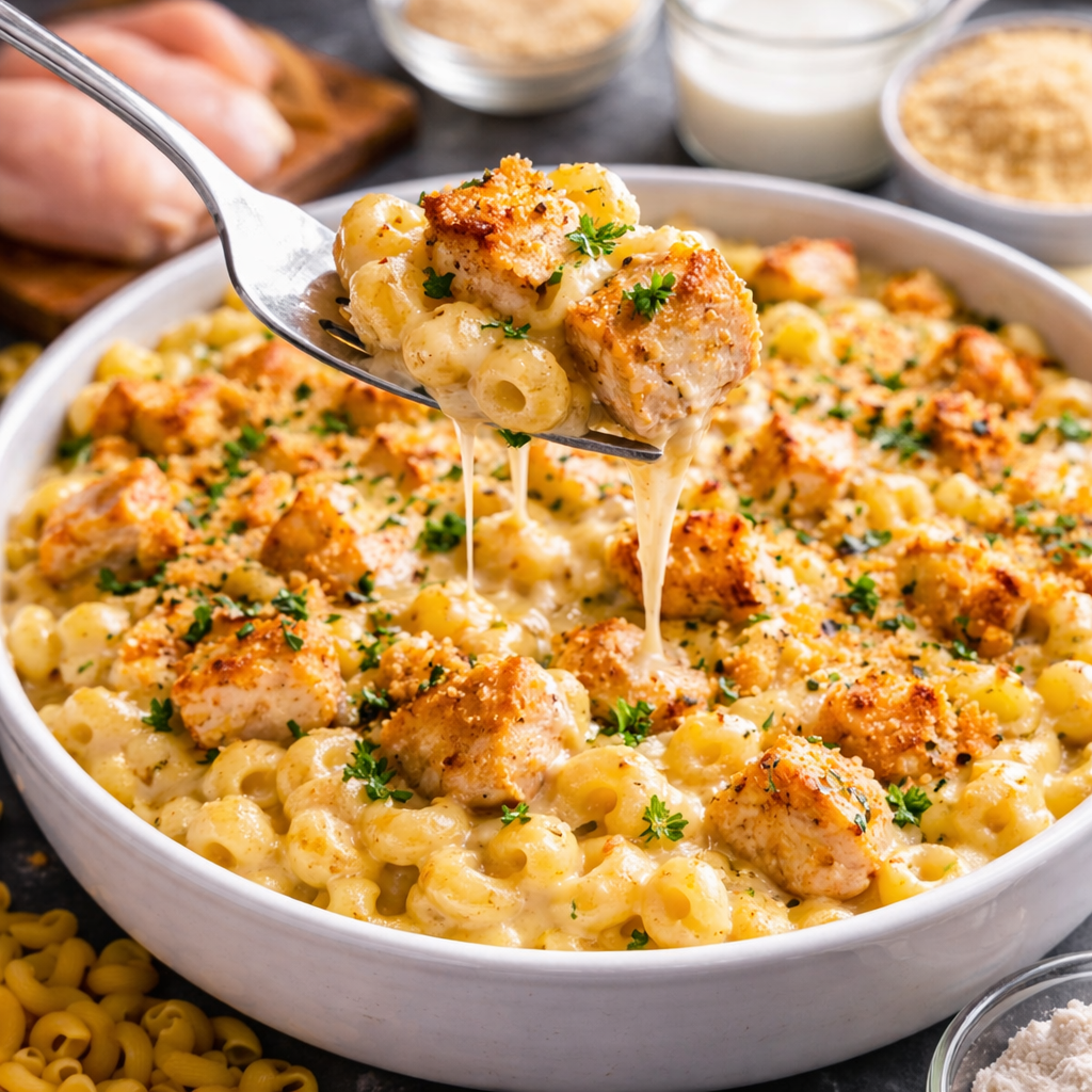 Hähnchen Mac und Käse: Das cremige Wohlfühl-Rezept 3 Hähnchen Mac und Käse: Das cremige Wohlfühl-Rezept