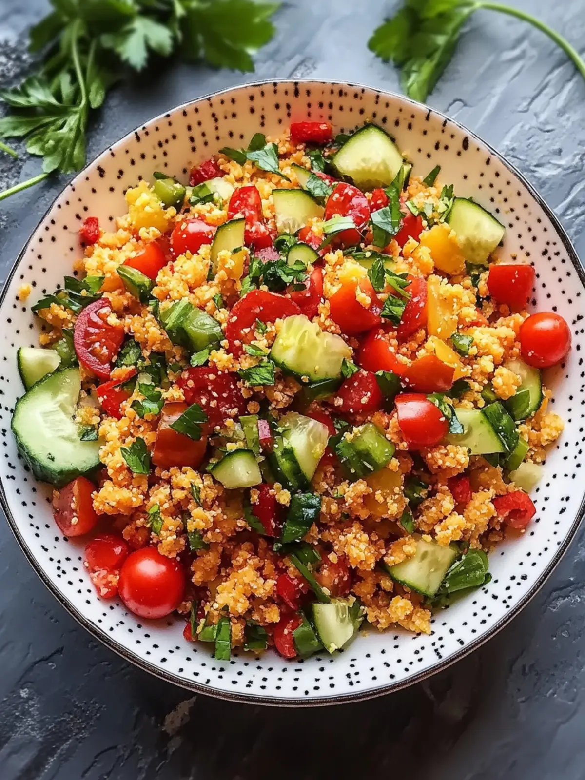 Veganer Bulgursalat: Schnell, gesund und voller Geschmack! 5 Veganer Bulgursalat