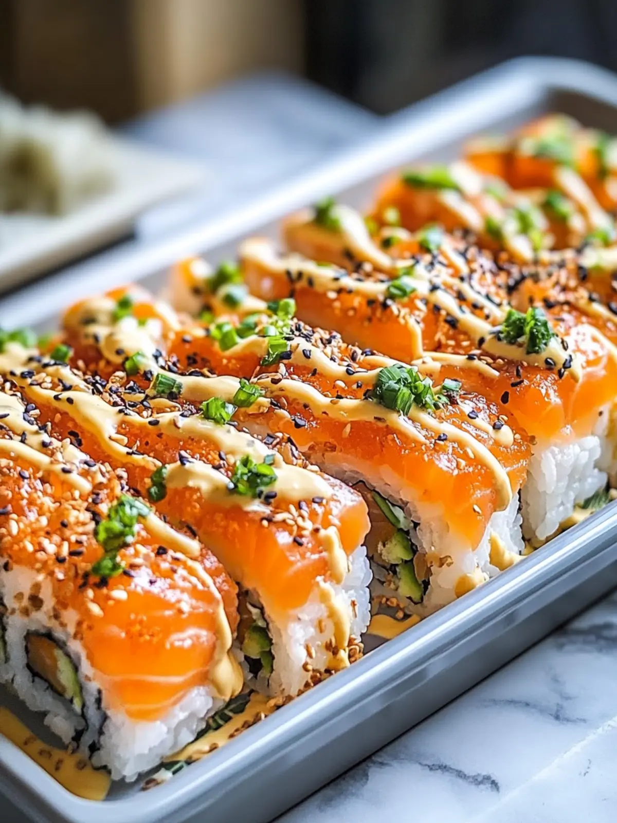 Lachs Sushi Auflauf – Schnelles Abendessen für die ganze Familie 4 Lachs Sushi Auflauf