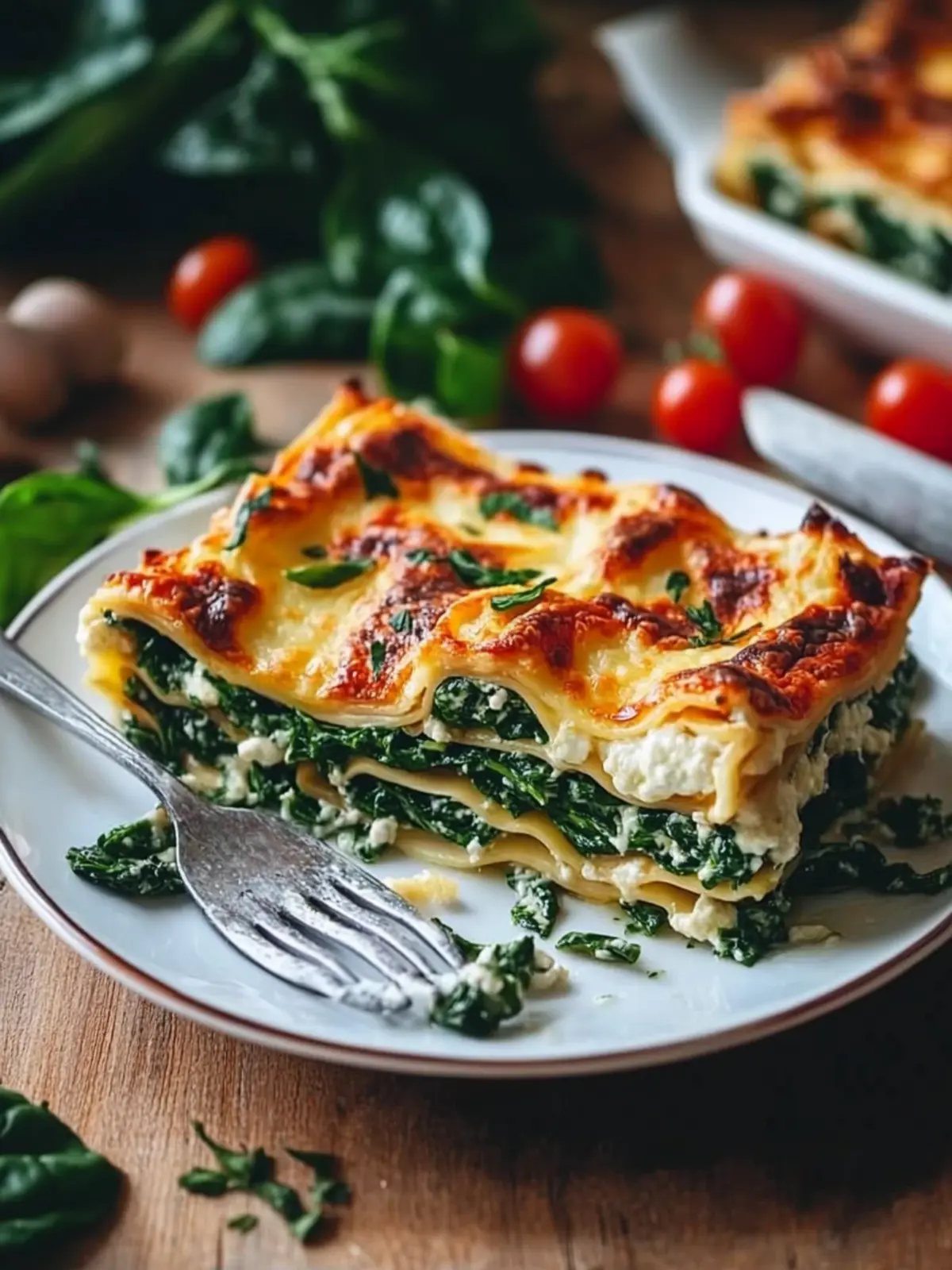 Cremige Spinat Lasagne Rezept Vegetarisch – Der Hit für Familien! 4 Cremige Spinat Lasagne Rezept Vegetarisch