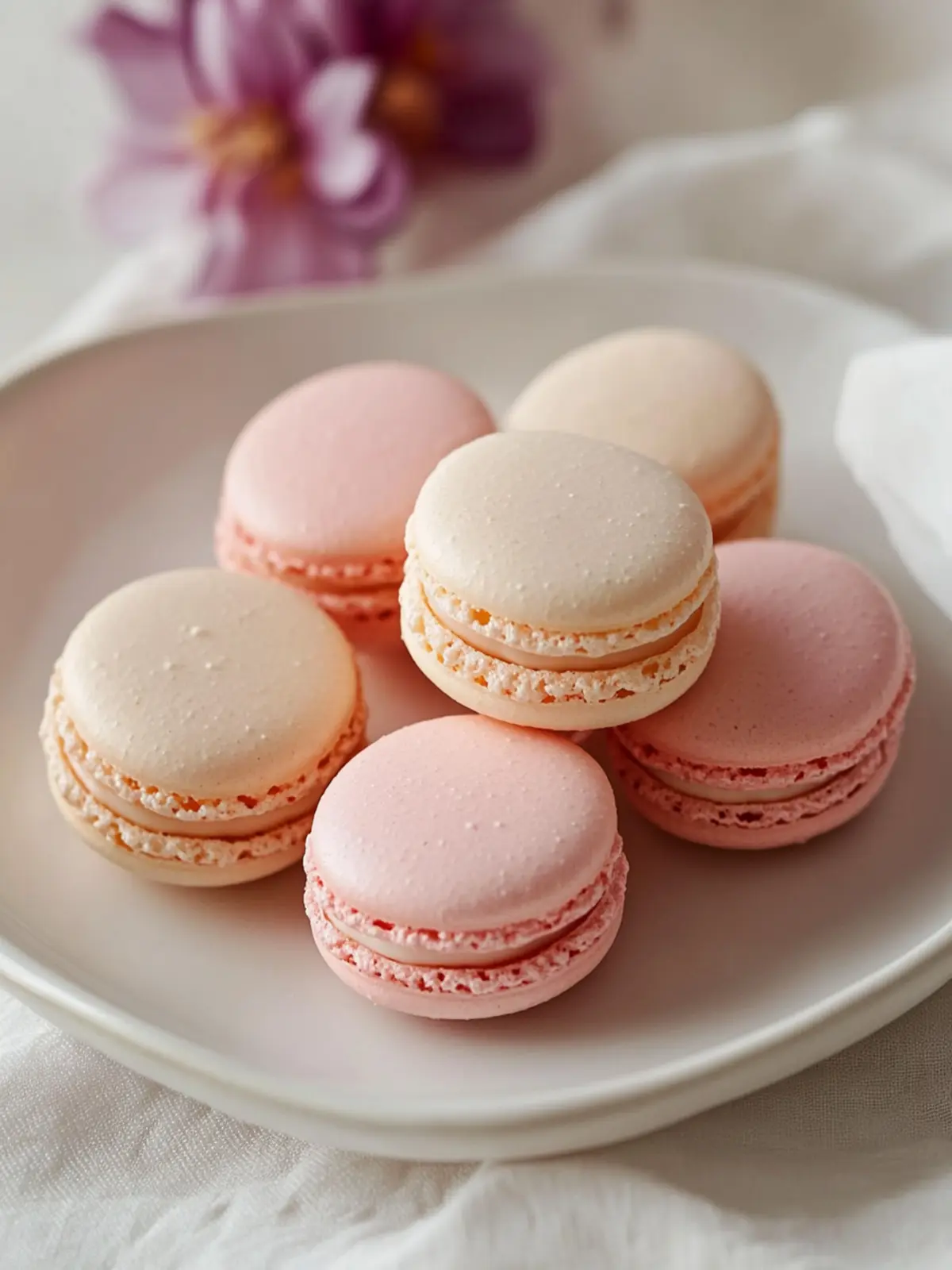 Herzförmige Macarons: Süße Liebe für jedes Fest 5 Herzförmige Macarons