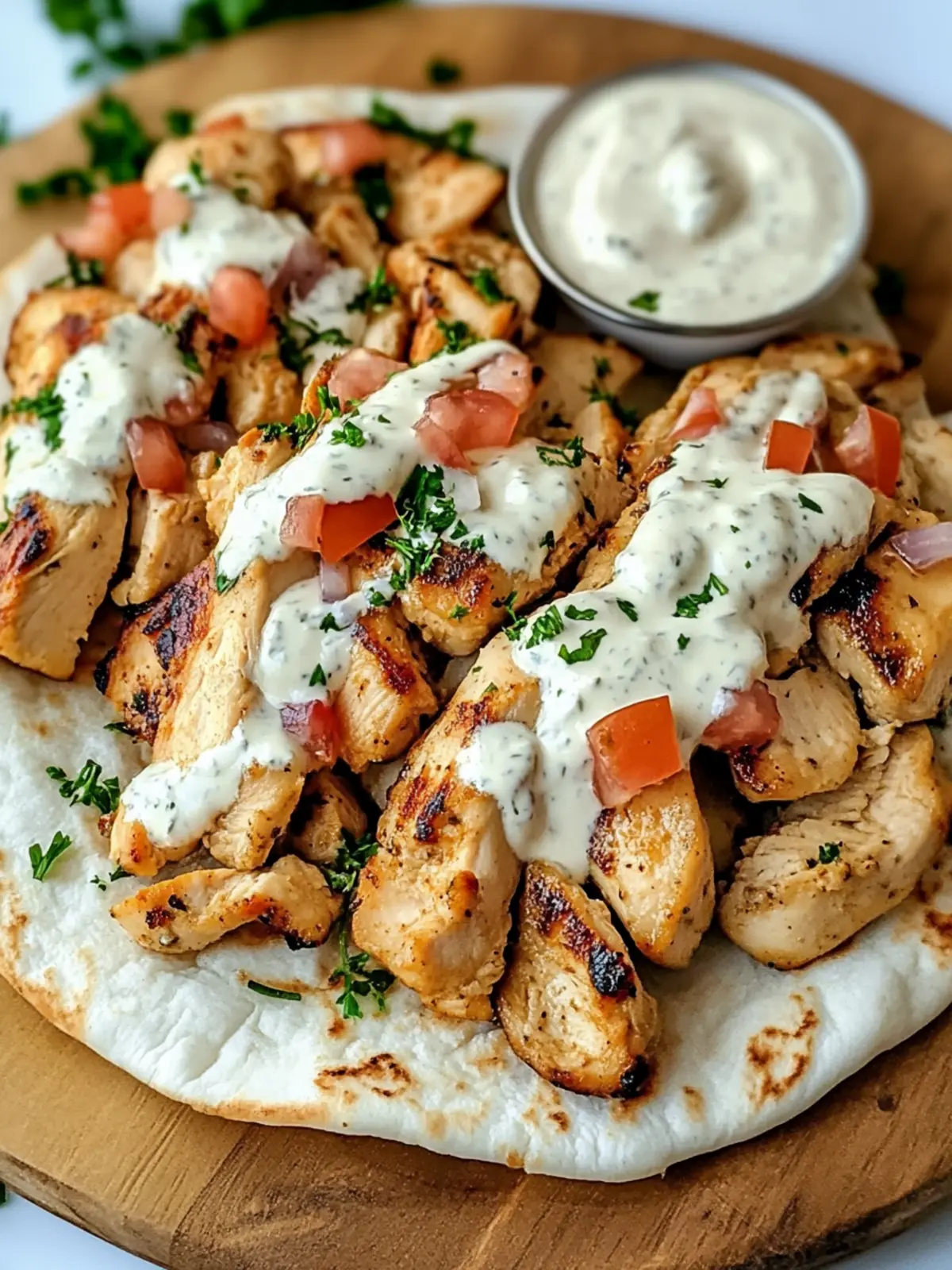 Einfache Hähnchen-Gyros in cremiger Sauerrahmsauce lieben! 2 Simple chicken gyros in creamy sour cream sauce