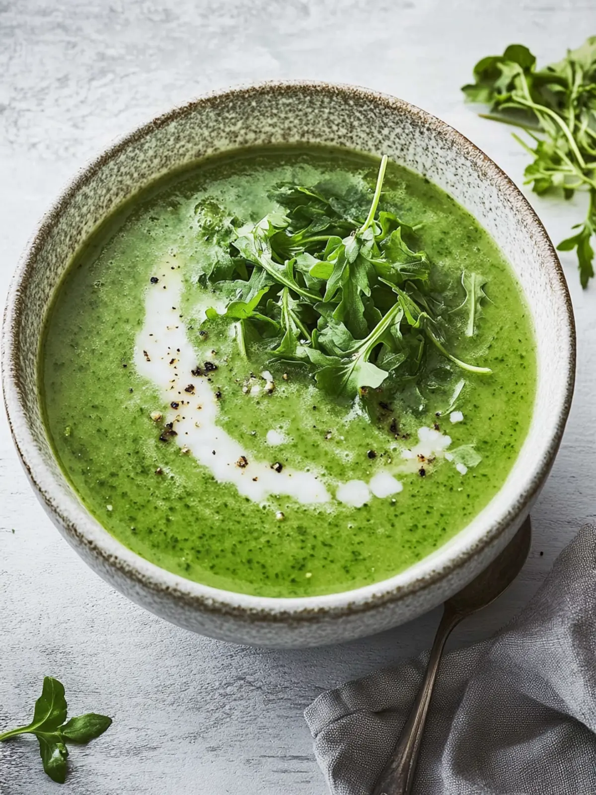 Sahnige Rucola-Suppe: Gesund, Einfach und Köstlich! 3 Rucola-Suppe