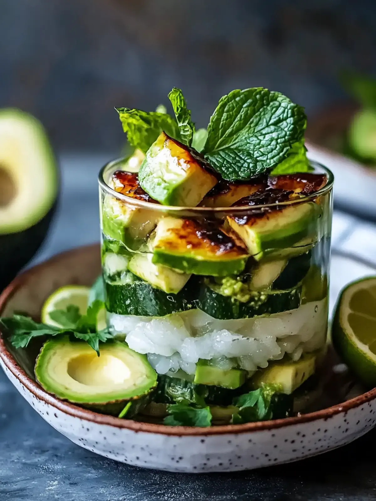 Leckeres Honig-Limetten-Hühnchen und Avocado-Reis-Turm Rezept für jeden Tag 4 Leckeres Honig-Limetten-Hühnchen und Avocado-Reis-Turm Rezept