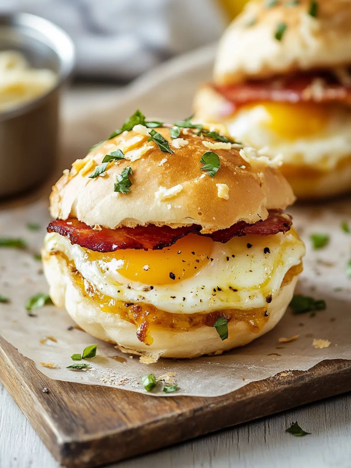 Ultimative Speck, Ei & Käse Frühstücks-Slider für den Kickstart 5 Ultimative Speck, Ei & Käse Frühstücks-Slider