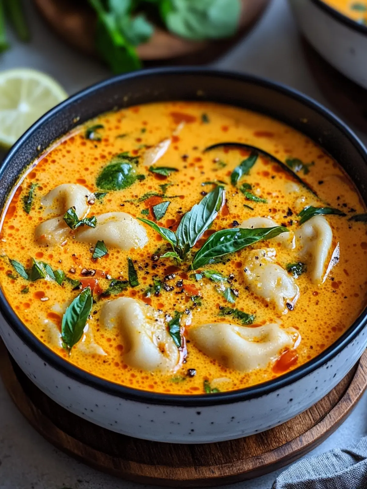 Rote Curry-Maultaschensuppe für gemütliche Abende - Genuss pur 5 Rote Curry-Maultaschensuppe für gemütliche Abende