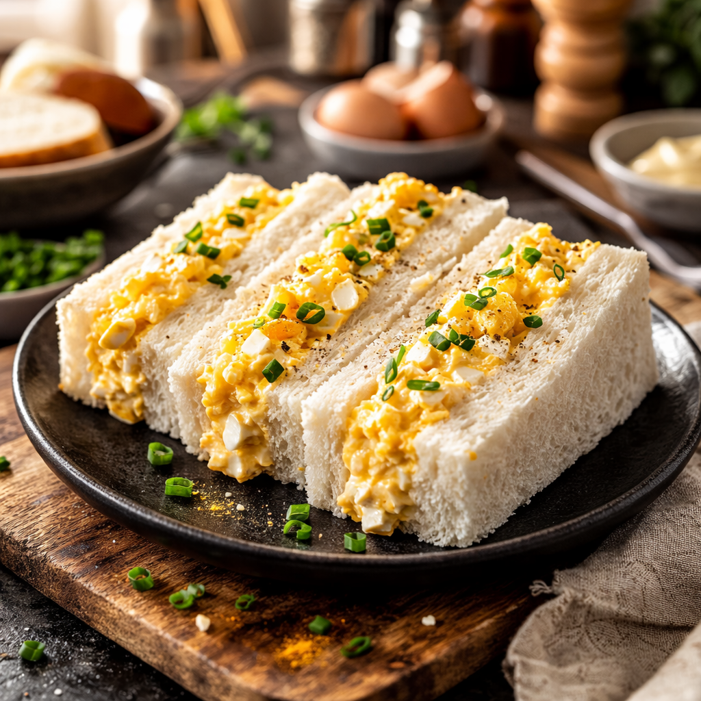 Eiersandwich neu definiert: Cremige Tamago Sando Idee 2 Eiersandwich neu definiert: Cremige Tamago Sando Idee