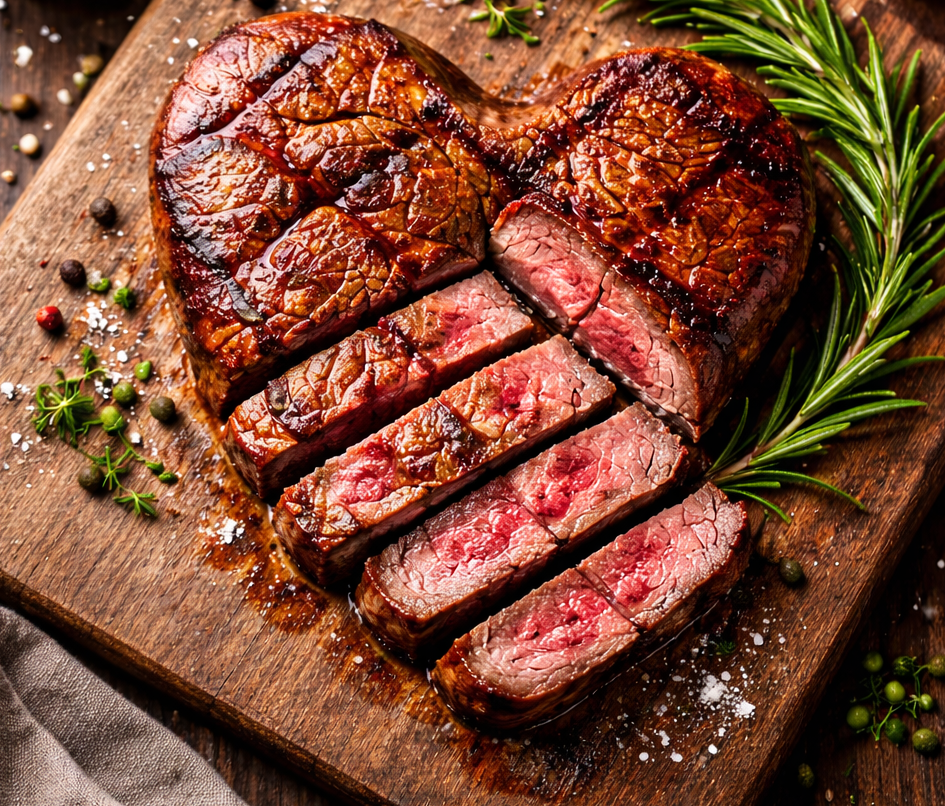 Herzförmiges Ribeye-Steak: Romantisches Grillvergnügen für zwei 3 Herzförmiges Ribeye-Steak: Romantisches Grillvergnügen für zwei