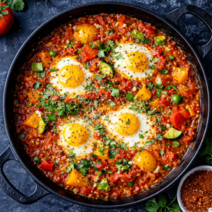 Marokkanische Shakshuka: Würzige Freude in jedem Bissen 2 Marokkanische Shakshuka: Würzige Freude in jedem Bissen