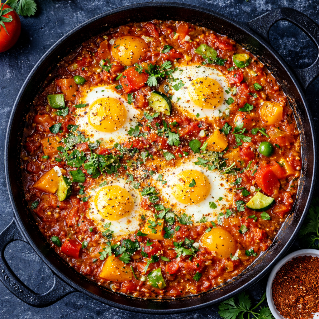 Marokkanische Shakshuka: Würzige Freude in jedem Bissen 3 Marokkanische Shakshuka: Würzige Freude in jedem Bissen
