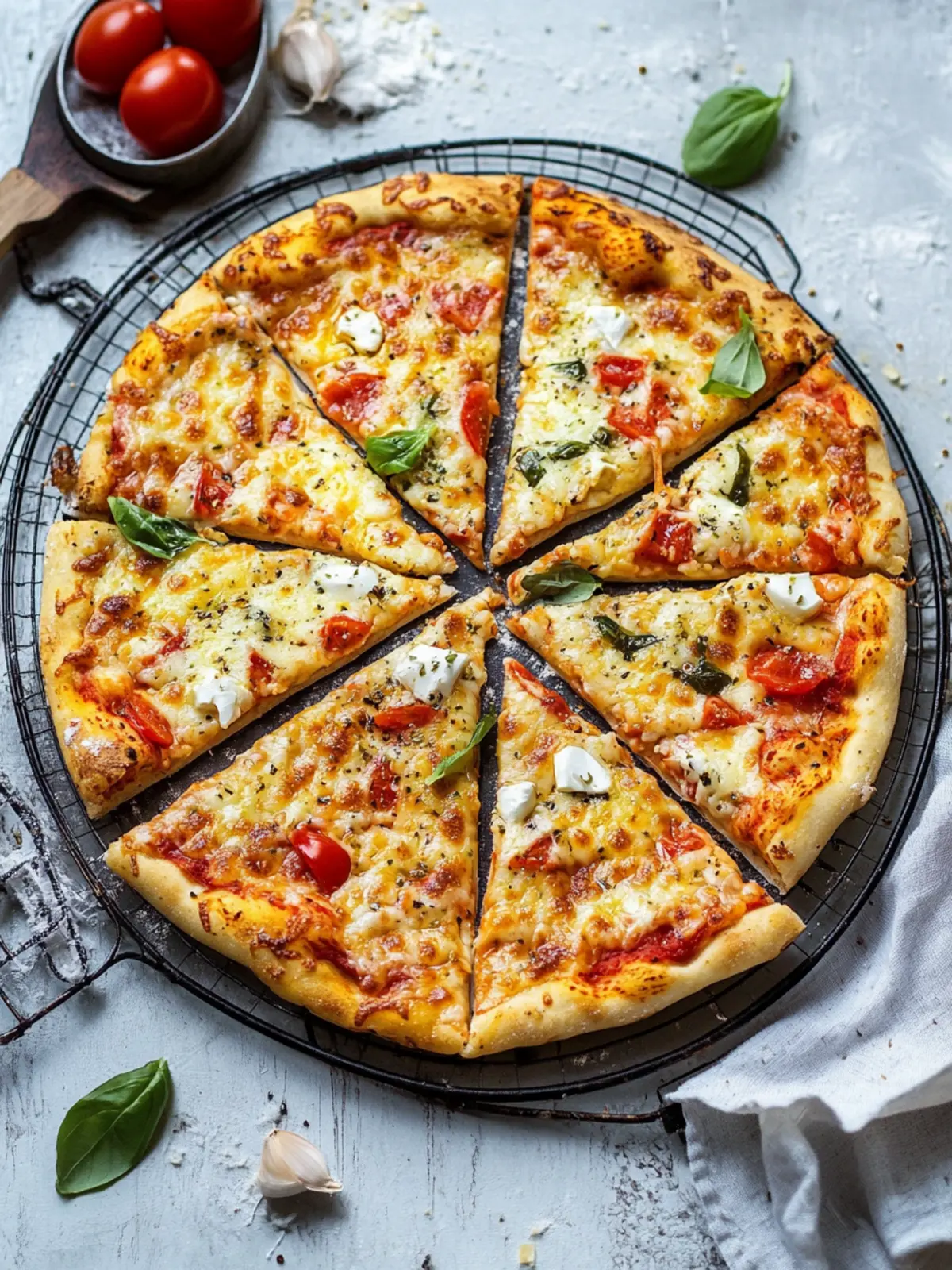 Kreative Low Carb Schüttelpizza für schnelles Wohlfühlessen 4 Low Carb Schüttelpizza