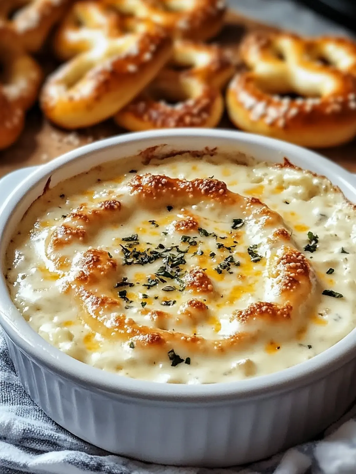 Cremiger und käsiger Brezel-Dip – Das perfekte Snackvergnügen 5 Cremiger und käsiger Brezel-Dip