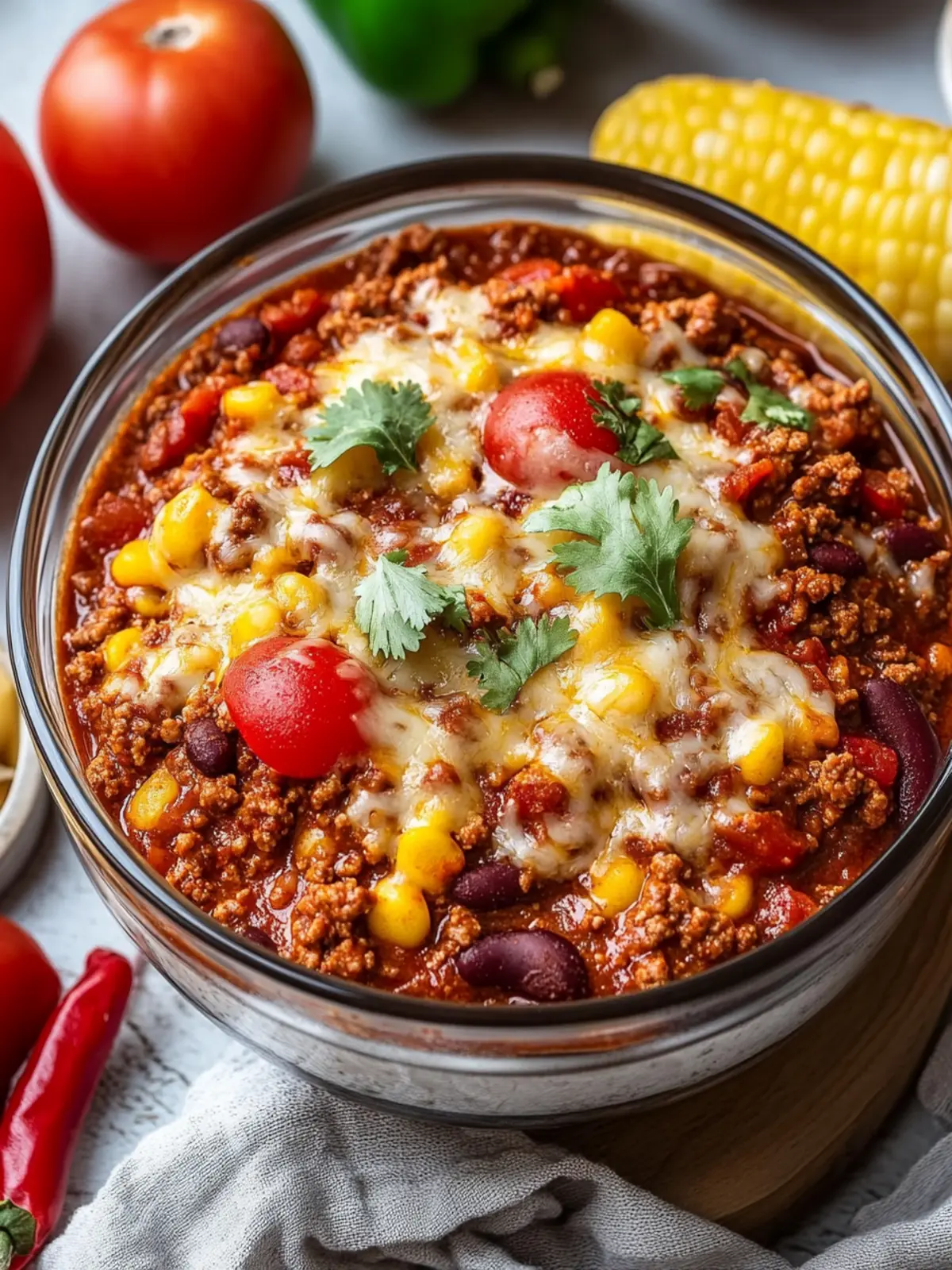 Chili con Carne Kartoffel-Hack-Auflauf für die ganze Familie 2 Chili con Carne Kartoffel-Hack-Auflauf