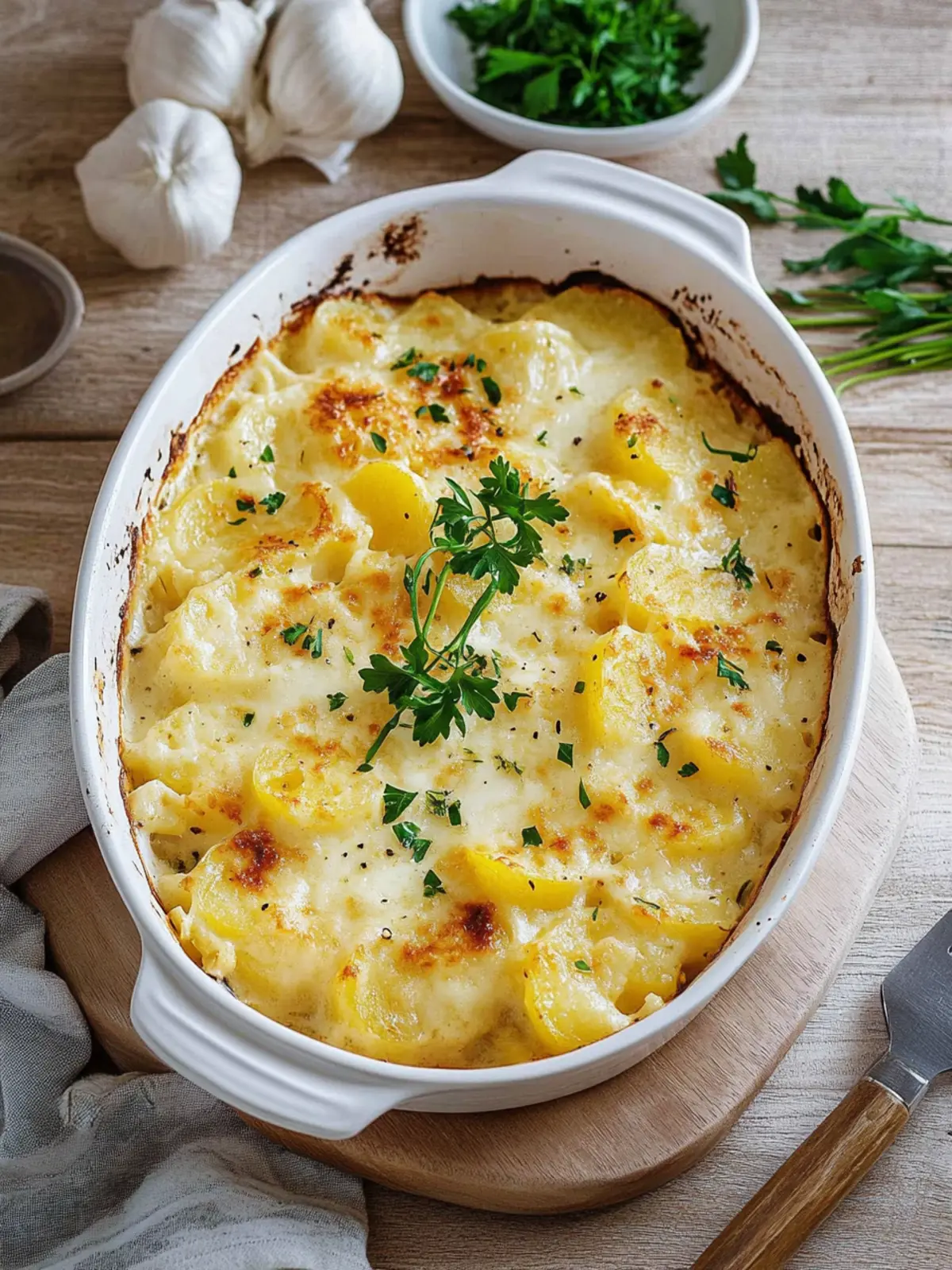 Kartoffel-Blumenkohl-Gratin: Schnelle Seele der Komfortküche 3 Kartoffel-Blumenkohl-Gratin