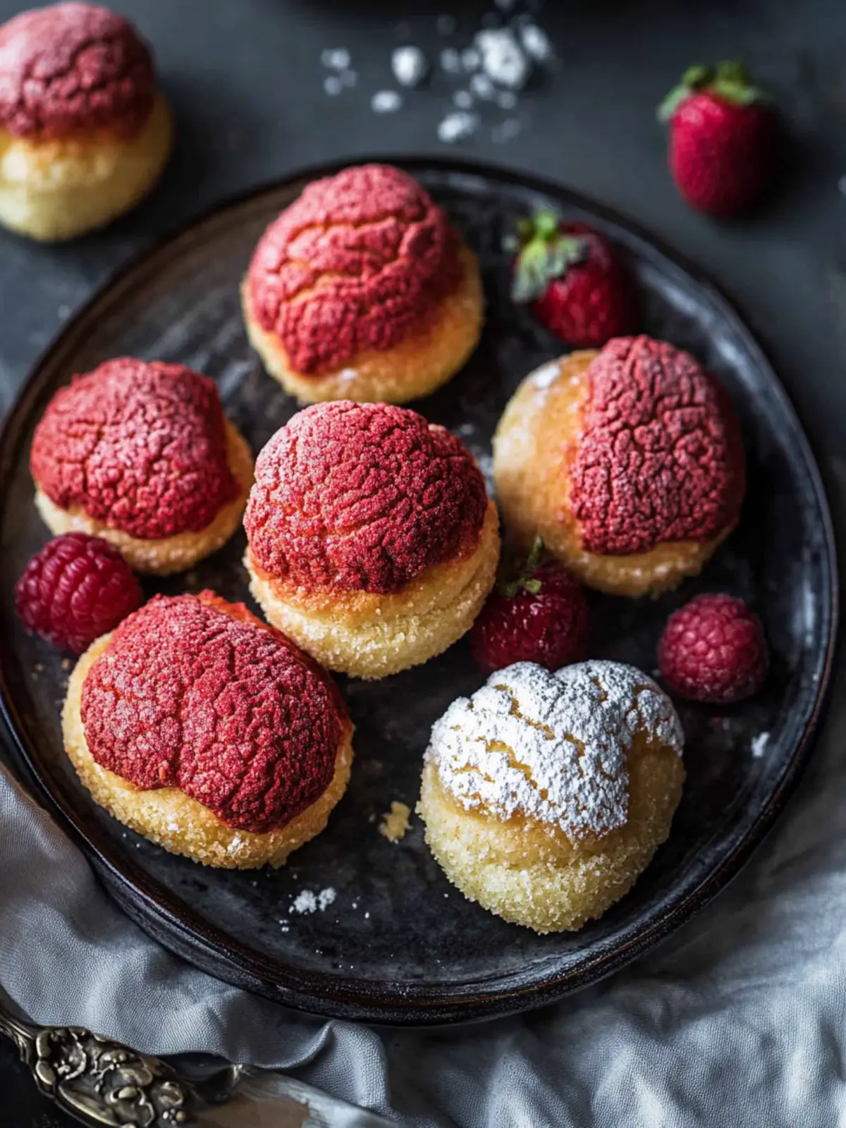 Herz Choux au Craquelin: Leckeres Valentinstags-Dessert 2 Herz Choux au Craquelin