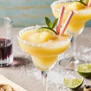 Erfrischender Margarita Gefrorener Cocktail für Sommertage 2 Erfrischender Margarita Gefrorener Cocktail für Sommertage