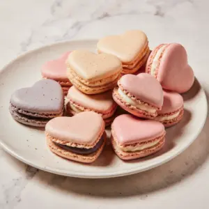 Herzförmige Macarons: Süße Liebe für jedes Fest 2 Herzförmige Macarons: Süße Liebe für jedes Fest