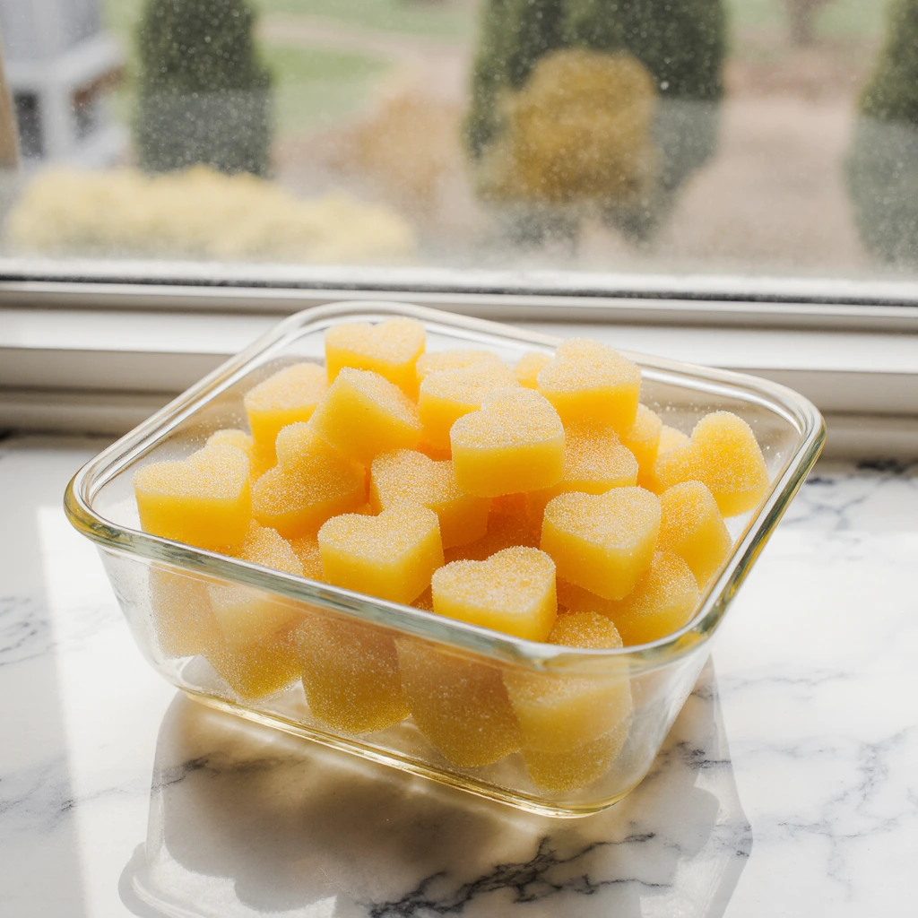 Erfrischende Orangensaft-Gummis: Gesund und einfach selbstgemacht 3 Erfrischende Orangensaft-Gummis: Gesund und einfach selbstgemacht