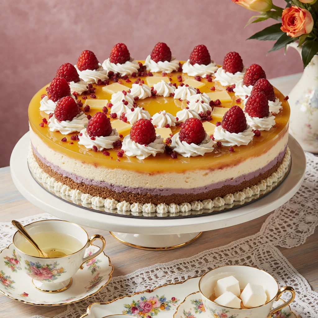 Fruchtig-leichte Pfirsich-Melba-Torte für jeden Anlass 3 Fruchtig-leichte Pfirsich-Melba-Torte für jeden Anlass