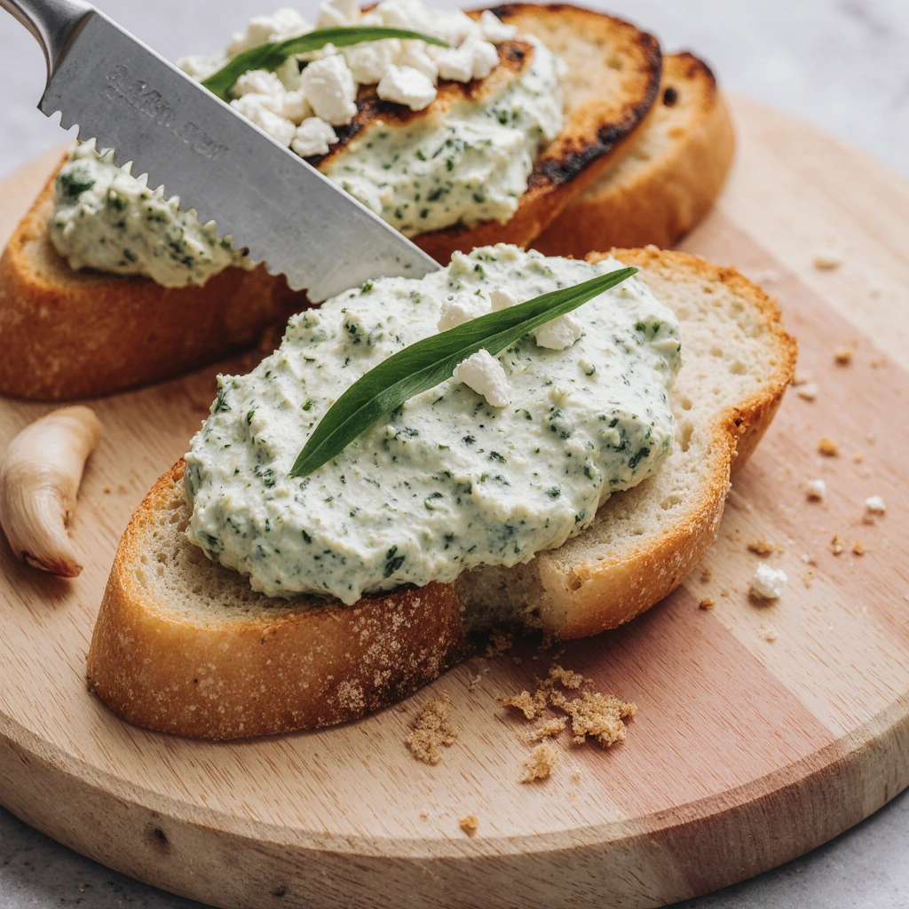Kreiere den besten Bärlauch-Dip mit Feta und Frischkäse in 5 Minuten 3 Kreiere den besten Bärlauch-Dip mit Feta und Frischkäse in 5 Minuten