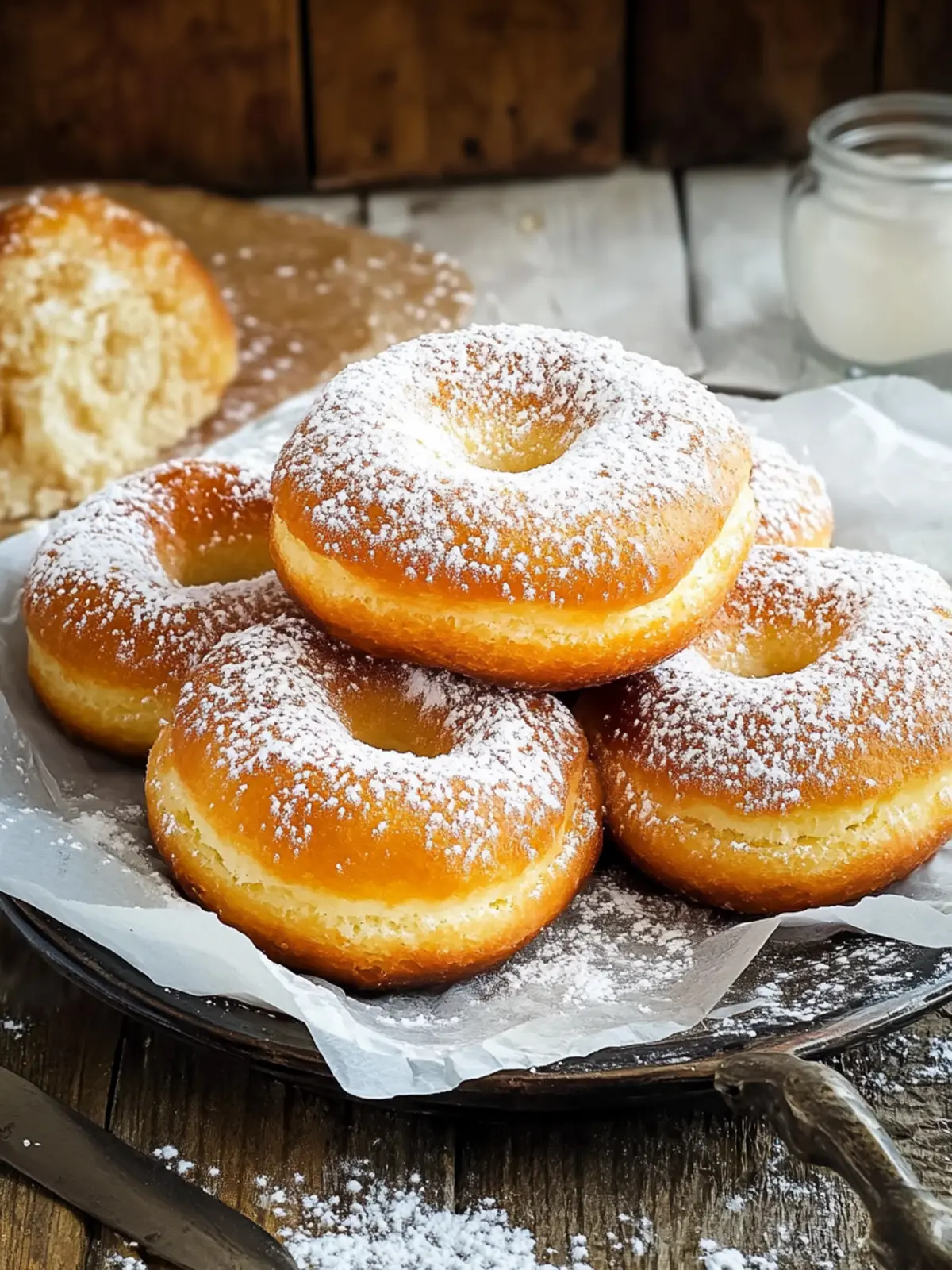 Gebackene Ausgezogene Krapfen: Himmlisch und Vielseitig 3 Ausgezogene Krapfen