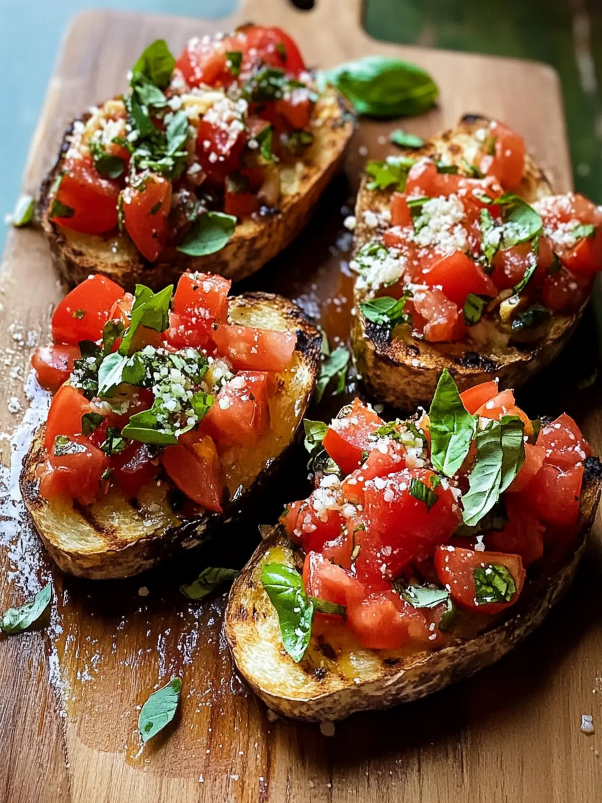 Knusprige Bruschetta-Kartoffeln: Gesund und Vielseitig genießen 3 Bruschetta-Kartoffeln