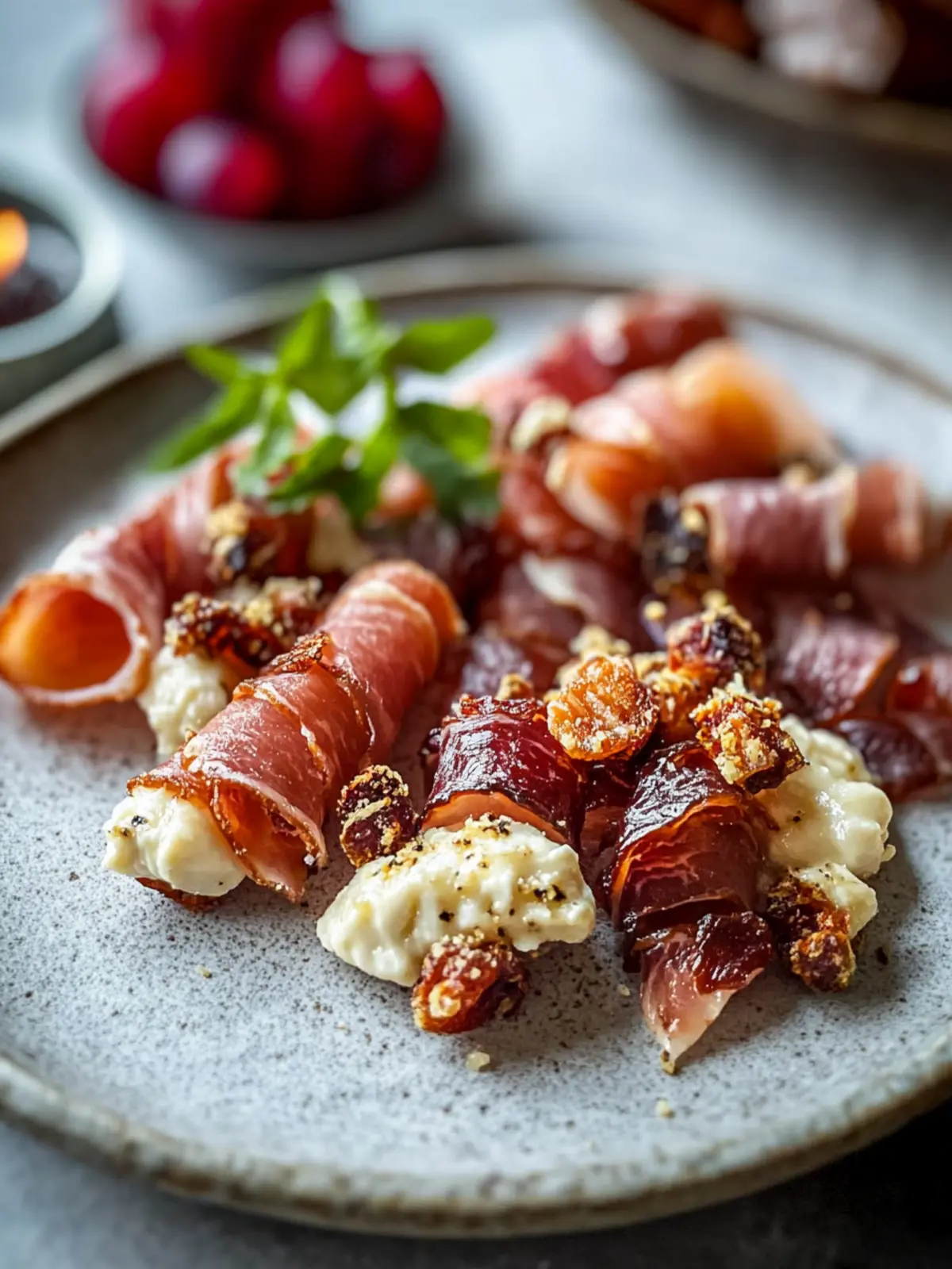 Gefüllte Datteln mit Rinderspeck: In 20 Minuten Genuss! 4 Gefüllte Datteln mit Rinderspeck