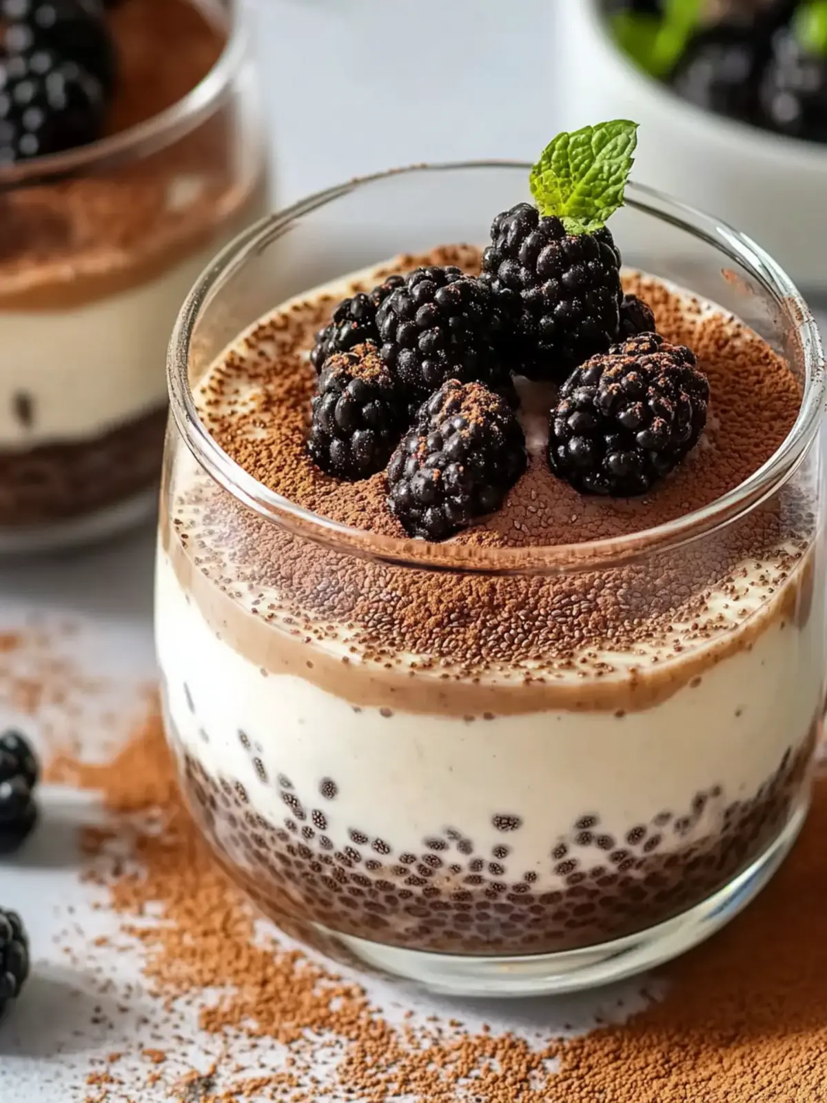 Tiramisu Chia Pudding mit griechischem Joghurt Genuss leicht gemacht 4 Tiramisu Chia Pudding mit griechischem Joghurt Genuss