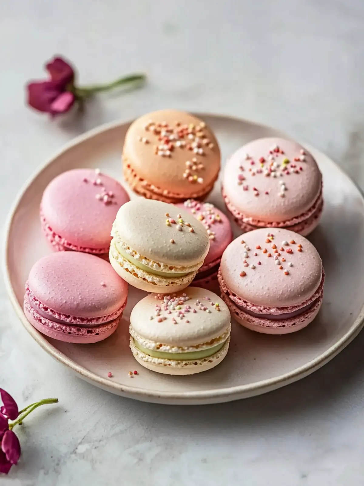 Herzförmige Macarons: Süße Liebe für jedes Fest 2 Herzförmige Macarons